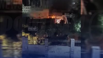 حريق داخل ساونا نادى حلوان يثير الرعب بين المواطنين