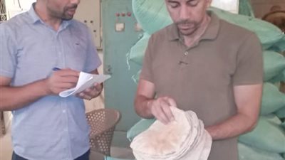  حملات  مكثفة ضبط 12 مخبزًا  لإنتاج خبز ناقص الوزن بالبحيرة