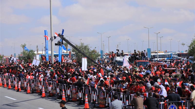 استقبال اسطوري لمنتخب