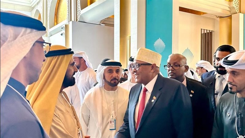 رئيس ما يسمى بأرض الصومال في الإمارات