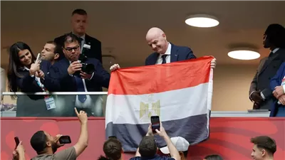 إنفانتينو للاعبي منتخب مصر: رحلتكم في المونديال ألهمت الشعب المصري والعالم