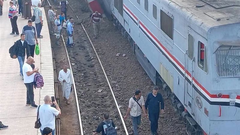 خروج عربة قطار عن