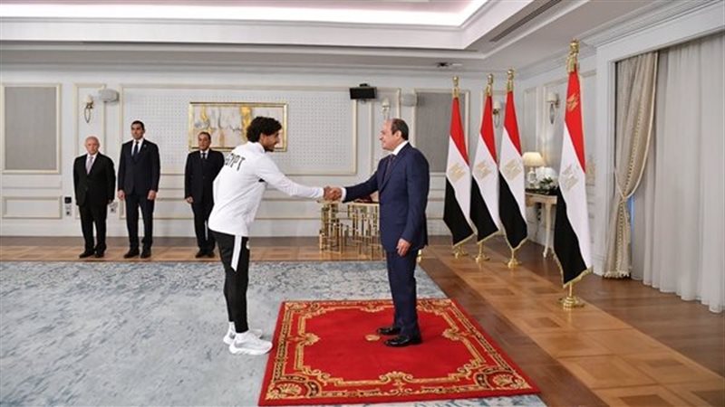 محمد هاني مع الرئيس