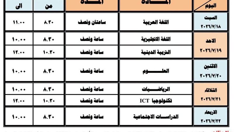 تعليم دمياط يعلن