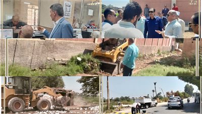 رفع 327 حالة إشغال متنوع وازالة 25 حالة تعد بمركز ببا ببنى سويف 