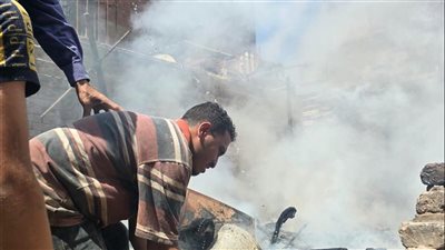 السيطرة على حريق أعلى سطح منزل بشبرا الخيمة دون خسائر في الأرواح