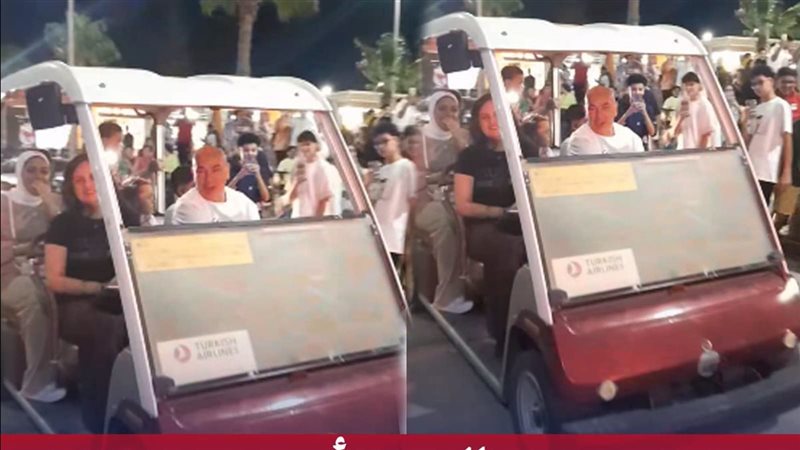 حسام حسن وزوجته