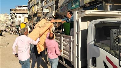 إزالة ١٣٣ مخالفة إشغال طريق خلال حملة بقيادة 