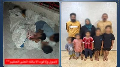 بعد صورة الأطفال النائمين بالطريق.. الداخلية تضبط المتورطين
