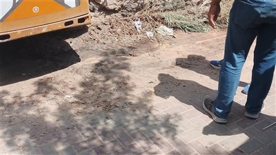 رفع القمامة من مقابر عمرو بن العاص بدمياط بعد نشر نيوزرووم للمشكلة
