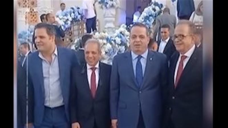 قيادات مستقبل وطن في حفل زفاف ابنة النائب أحمد عبدالجواد