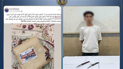 القبض على طالب روّج لبيع الأسلحة البيضاء عبر مواقع التواصل