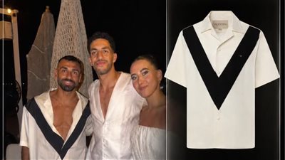53,400 جنيه.. سعر إطلالة محمد صلاح التي لفتت الأنظار في عقد قران مصطفى شوبير