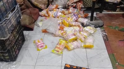 صحة القليوبية تضبط ١٢ ألف عبوة حلوى أطفال بألوان صناعية محظورة منشأة غيرمرخصة