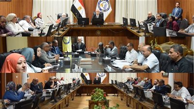 بنى سويف | متابعة مستجدات ملفات النادى الاجتماعى ومشروعات كليات العلوم والطب 