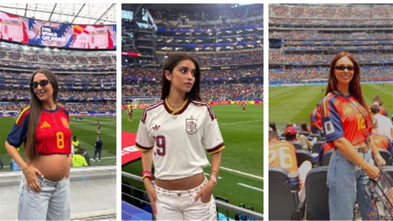 زوجات لاعبي المنتخب الإسباني