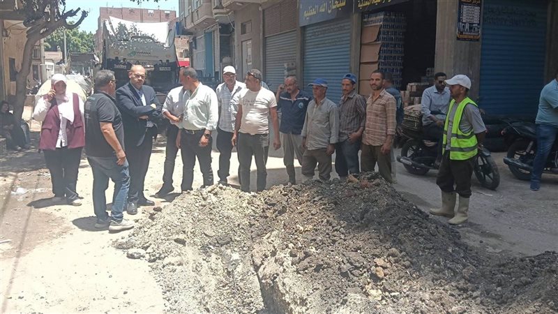 جانب من جولة نائب محافظ الجيزة 