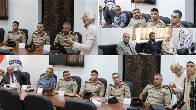 جانب من زيارة الوفد