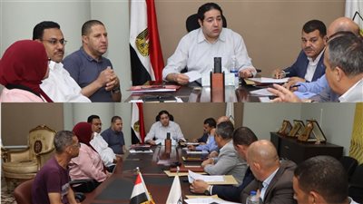 نائب محافظ بني سويف يناقش آليات الاستفادة من أراضي أملاك الدولة |صور 