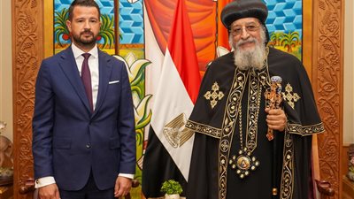 البابا تواضروس يستقبل رئيس جمهورية الجبل الأسود ويؤكد على روح المحبة