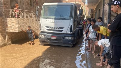 مياه القليوبية: التعامل الفوري مع كسر مفاجئ بخط مياه قطر 800 بقليوب 