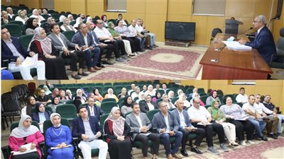 محافظ بنى سويف يستعرض مقترحات حملة الماجستير والدكتوراه بمحور البيئة والنظافة 