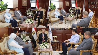 بنى سويف: بحث تنفيذ مشروع لإنتاج وتقطير النباتات الطبية والعطرية بطنسا الملق