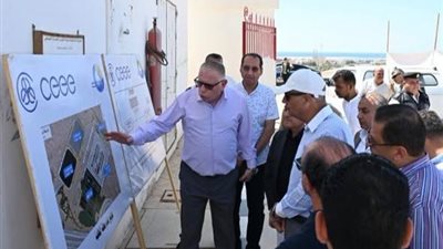 بتكلفة 408 ملايين جنيه.. محافظ جنوب سيناء يتابع تطوير محطة معالجة صرف دهب