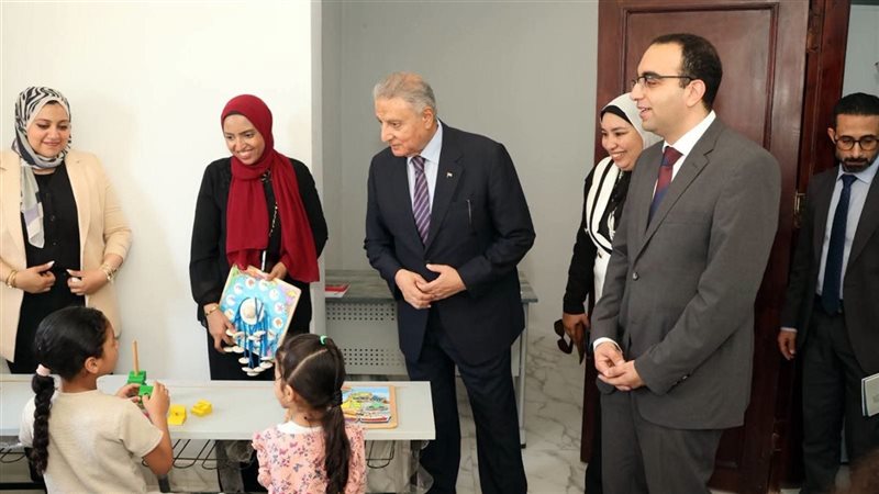 افتتاح مكتبة مصر