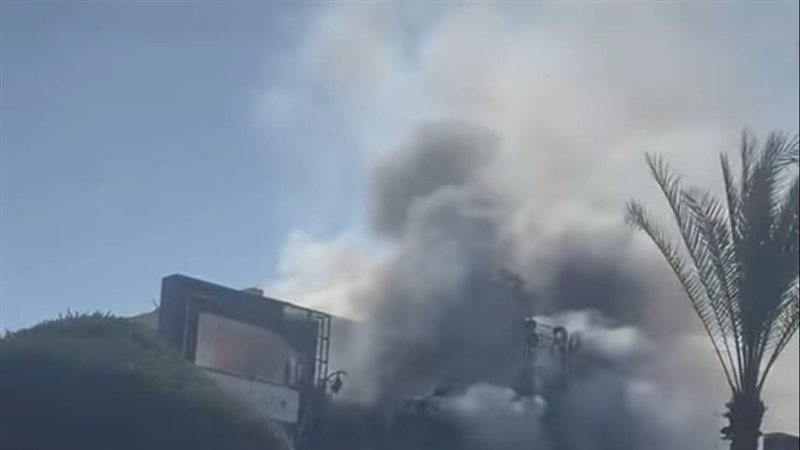 حريق فى مول بالشيخ