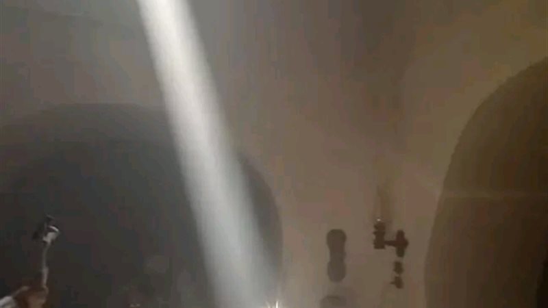 تعامد الشمس على مذبح الشهيد مار جرجس 