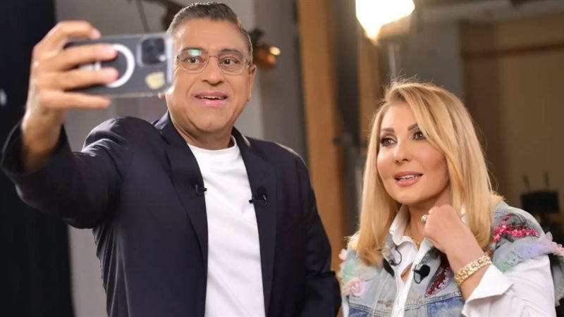 نادية الجندي ومعتز الدمرداش