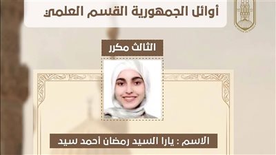 يارا الثالثة على الأزهر لـ