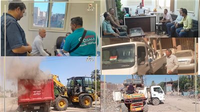 بنى سويف: استمرار حملات النظافة وإزالة مخالفات البناء ورفع كفاءة الخدمات