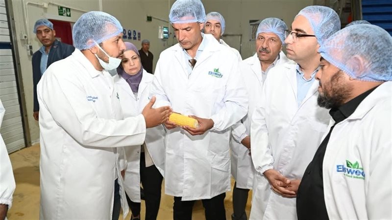 وزير الصناعة يتفقد