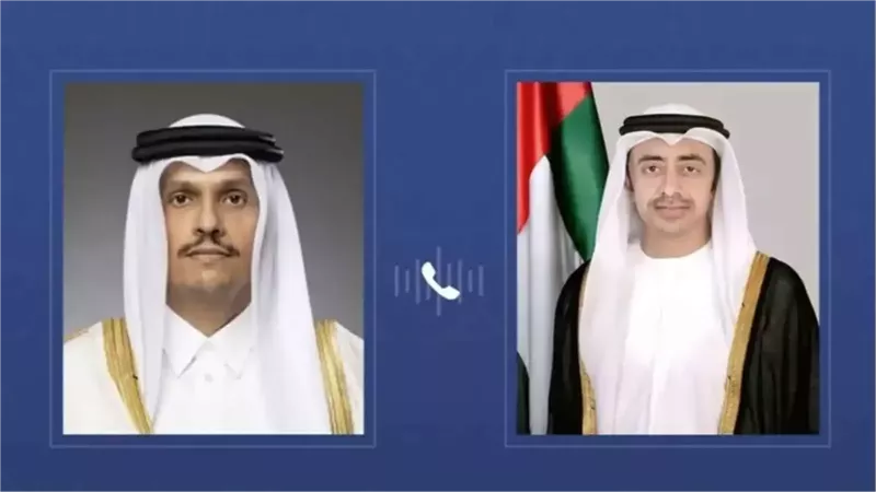 وزيرا خارجية قطر والإمارات