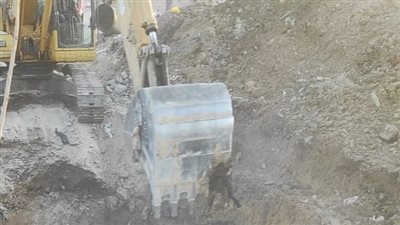 مياه القناة تنهي أعمال إصلاح الكسر المفاجئ بخط طرد محطة رفع صرف صحي الجبلايات 