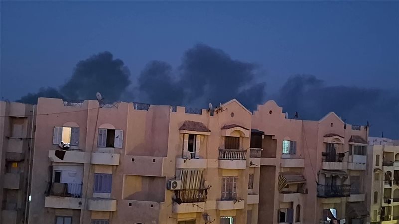 حريق بمصنع في المنطقة