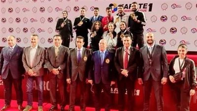 وزير الشباب والرياضة يهنئ أبطال مصر بتصدرهم الدوري العالمي للكاراتيه