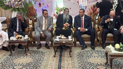 حزب الجبهة الوطنية بالفيوم يقدم التهنئة بعيد القيامة للمطرانية | صور