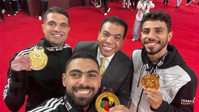 النجار يصف إنجاز أبطال الكاراتيه في الدوري العالمي بالتاريخي