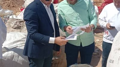 جهاز شؤون البيئة بالشرقية يشن حملة مفاجئة للتفتيش على موقع جمع وفرز المخلفات
