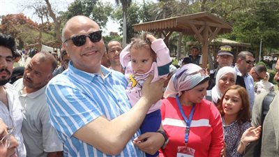 محافظ القليوبية يشارك المواطنين فرحة أعياد الربيع بحدائق القناطر الخيرية 