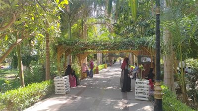 احتفالا بشم النسيم.. حديقة النباتات بأسوان تستقبل 1325 زائرا 