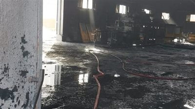 السيطرة على حريق عنبر مخلفات بمصنع فوم في المنوفية (صور)