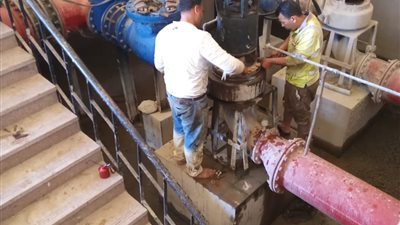 رئيس مياه القناة: الانتهاء من صيانة طلمبات محطة التوطين وغسيل خزان وادي الملاك