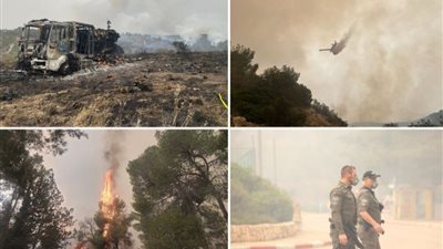 حرائق إسرائيل تتزايد و«الاحتلال» يلجأ لخطة احتواء ليلية 