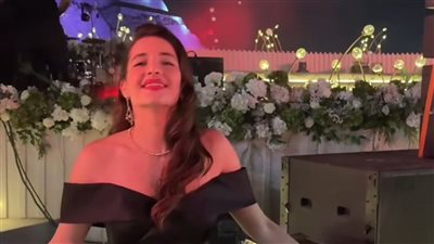 شام الذهبي من حفل زفاف ليلى زاهر: جوة كل حزن فرحة وأنا اخترت انى أعيش