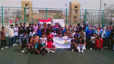 جامعة بنها تحصد 17 ميدالية فى المهرجان الترويحي بجامعة حلون