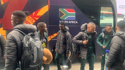  بعثة منتخب جنوب إفريقيا للشباب تصل القاهرة لمواجهة الفراعنة بأمم إفريقيا